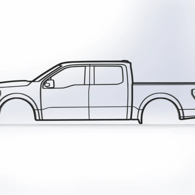 Tranh treo tường 2D Ford F-150 (Thế hệ 14)