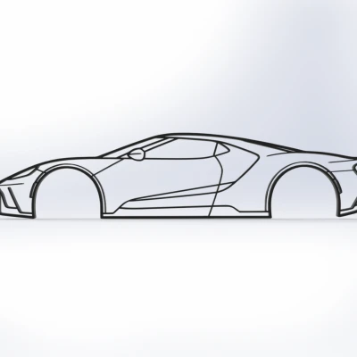 Ford GT 2D Art