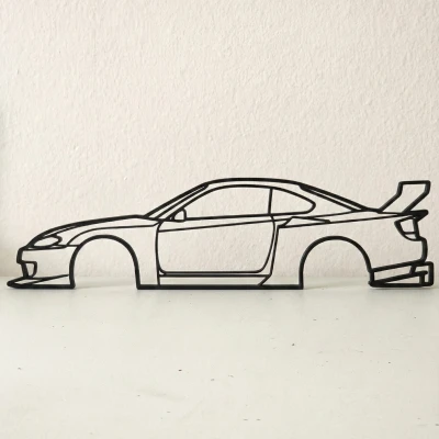 LB-Super Silhouette S15 SILVIA 2D Wall Art Nissan