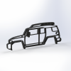Toyota FJ Cruiser 2D Wall Art – Tranh Treo Tường Dạng Outline - Thumbnail 2
