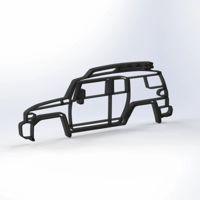 Toyota FJ Cruiser 2D Wall Art – Tranh Treo Tường Dạng Outline