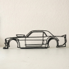 Hoonicorn V1 Outline Wall Art Ford Mustang – Tranh treo tường đường viền - Thumbnail 3