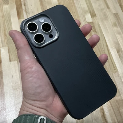 Ốp TPU iPhone 15 Pro Max kèm MagSafe (2 mảnh: case + camera guard)