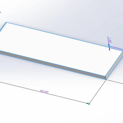 Bảng Tên 60 x 20 x 1 | Name tag 60 x 20 x 1