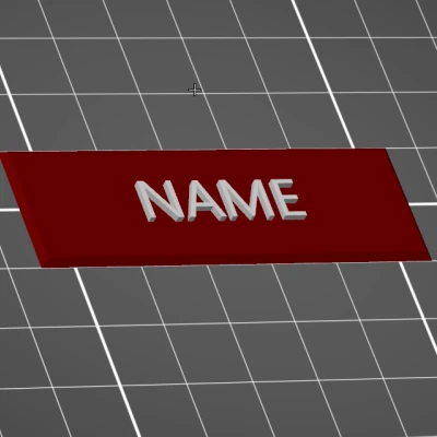 Bảng Tên 60 x 20 x 1 | Name tag 60 x 20 x 1