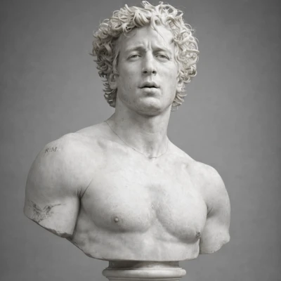 Bán thân tượng marble tân cổ điển – Hình thể nam dáng thể thao