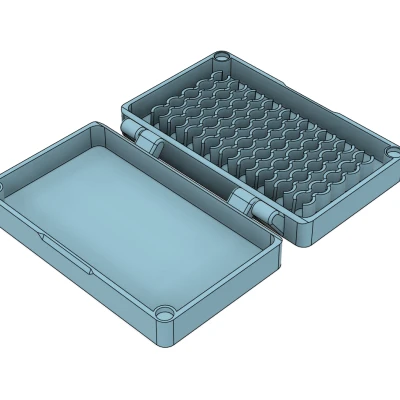 Hộp Nozzle Trơn (print-in-place, MK8/V6/Volcano, remix dùng nam châm)