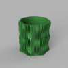 Wave ribs vase – Bình hoa gân sóng - Thumbnail 1