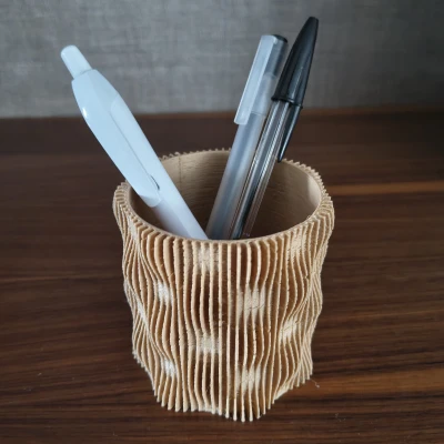 Wave ribs vase – Bình hoa gân sóng