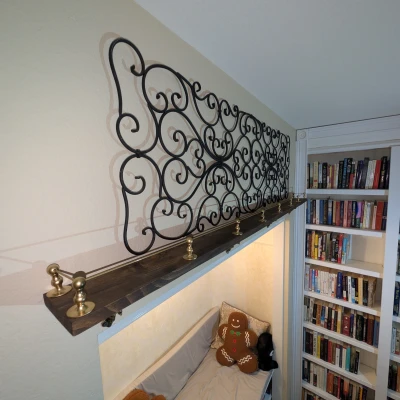 Chặn kệ sách - Phần giữa, góc và đầu (Bookshelf Guards - Middle, Corner, and End)