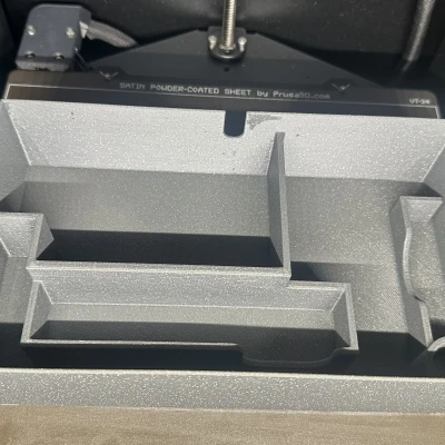 Khay lót ngăn kéo dưới US General Mini Toolbox: bản trống & chia ngăn cho đồ 3D