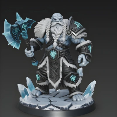 Ice Gnome DND Lord – Chúa Tể Gnome Băng (DND)