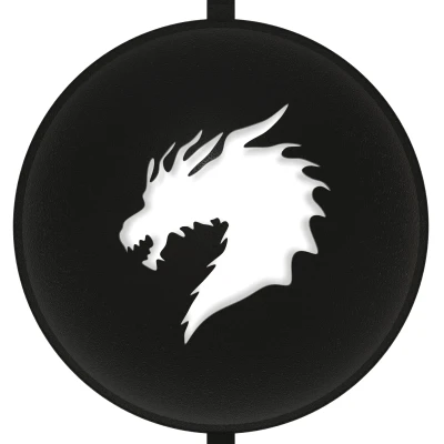 Golf - Golf Ball Stencil - Insert - Dragon Head (Stencil đầu rồng cho bóng golf)