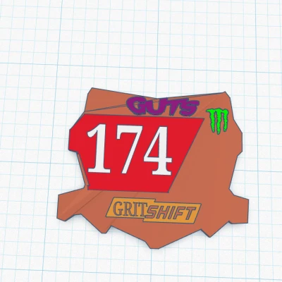 Biển số xe motocutz (motocutz number plate)