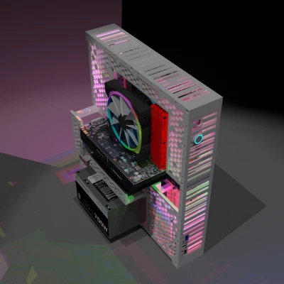 Vỏ PC khung hở Open Frame GenCase - PC Chassis ATX/mATX