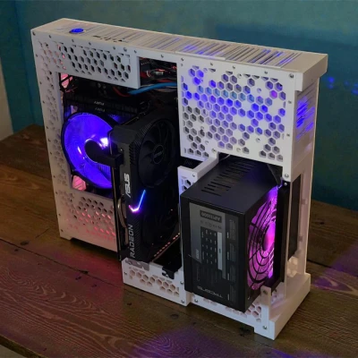 Vỏ PC khung hở Open Frame GenCase - PC Chassis ATX/mATX