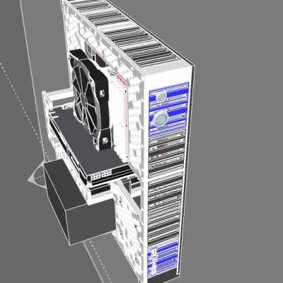 Vỏ PC khung hở Open Frame GenCase - PC Chassis ATX/mATX