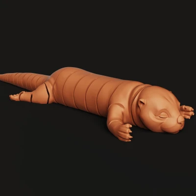 Rái Cá Flexi Khớp Nối | Đồ Chơi Fidget In 3D | Sea Otter Cử Động | Dễ In