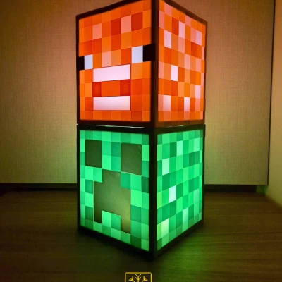 Đèn bàn Minecraft Heo (Pig Lantern) – Dễ in & lắp ráp