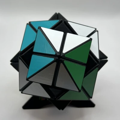 Rhombiminx – Puzzle xoay Rhombic Dodecahedron cắt Corner & Deep Cut