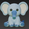 Chú Voi Đan Len Dễ Thương (Cute Knitted Elephant) - Thumbnail 2