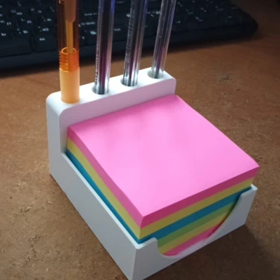 Khay để Sticky Notes & Cắm Bút Kết Hợp (Combined Sticky Note and Pen Organizer)