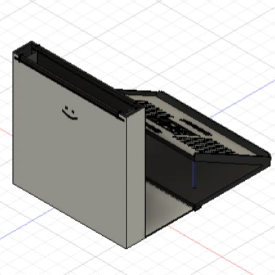 Đế tản nhiệt laptop kèm giá đỡ đứng có khớp chỉnh – gọn nhẹ