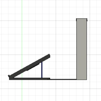 Đế tản nhiệt laptop kèm giá đỡ đứng có khớp chỉnh – gọn nhẹ