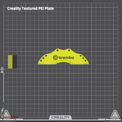Móc khóa cùm phanh Brembo / AMG / M (Brake Caliper Keychain)