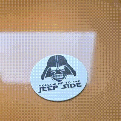 Bộ lót ly Darth Vader “FOLLOW ME TO THE JEEP SIDE”