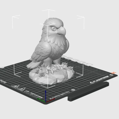 CUTE EAGLE – Mô hình đại bàng nguyên khối (One Piece)