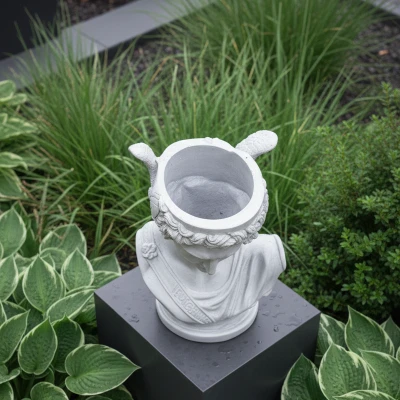 Chậu trồng cây tượng bán thân Perseus (Perse)