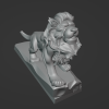 Tượng sư tử (lion sculpt) - Thumbnail 1