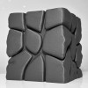 Khối Đá Nham Thạch (Lava Stone Cube) – Ống Cắm Bút Hiện Đại - Thumbnail 3