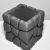 Khối Đá Nham Thạch (Lava Stone Cube) – Ống Cắm Bút Hiện Đại - Thumbnail 4