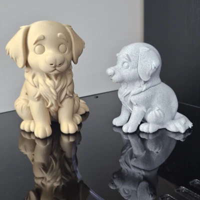 Golden retriever kiểu cartoon