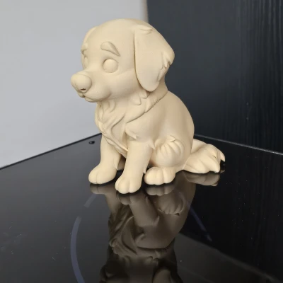 Golden retriever kiểu cartoon