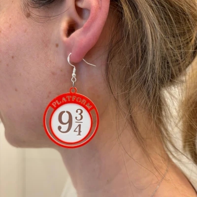 Bông Tai Trang Trí Giáng Sinh Harry Potter 9 3/4