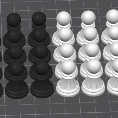 Quân tốt (Pawn) cho cờ vua và cờ đam