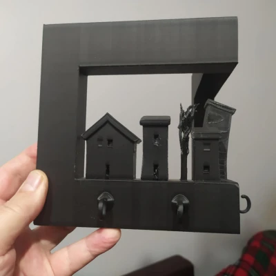 Móc treo chìa khóa gắn tường Key Keeper “Old Town”