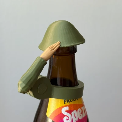 NVA M56 - Mũ đội chai bia (Beer Bottle Helmet / Bier Flaschen Helm)