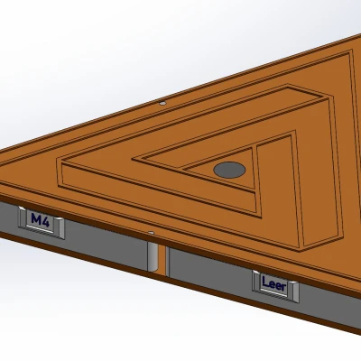 Hộp Lưu Trữ Tam Giác – Triangle Storage Organizer (Sortierbox) Cơ Chế Xoay