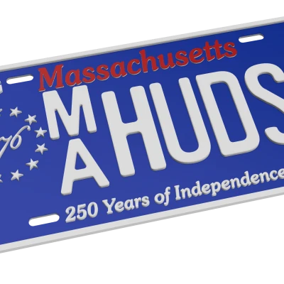 Text Parametric cho Biển Số Massachusetts (Kỷ Niệm 250 Năm)