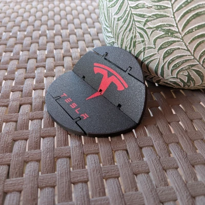 Coaster Flexi Logo Tesla