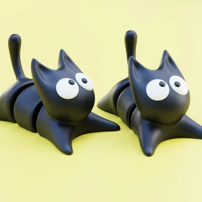 Simple Fun Flexi Cat – Mèo dẻo đơn giản vui nhộn