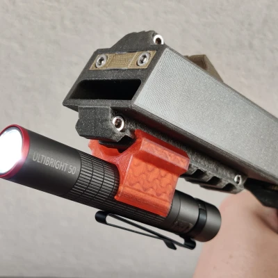 Ngàm gắn đèn pin/laser cho Picatinny/NATO Rail – tùy chỉnh đơn giản