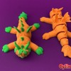 Flexi Pumpkin Dragon | Đồ chơi Halloween khớp cử động - Thumbnail 3