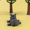 Rhino - Mô hình khớp nối làm móc khóa (Articulated Keychain Figure) - Thumbnail 2