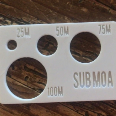 SubMOA Card (metric) – Thước đo dạng thẻ hệ mét