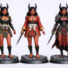 Oni Samurai Élite - Bộ Ba Nữ Chiến Binh Quỷ (Pack 3 Figure) - Thumbnail 1